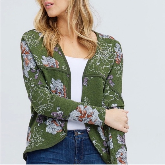 Papermoon Sweaters - Fabulous Floral Cardigan